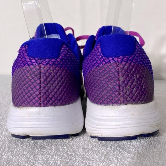 Nike Revolution 3 Purple Blue Lace Up Trainers Sneakers Runners 8 - Picture 4 of 12